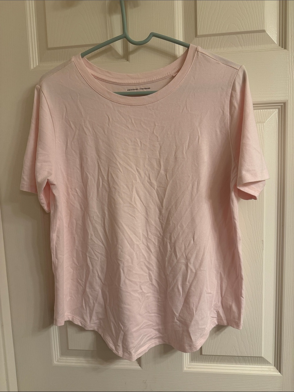 Universal Standard light pink tee